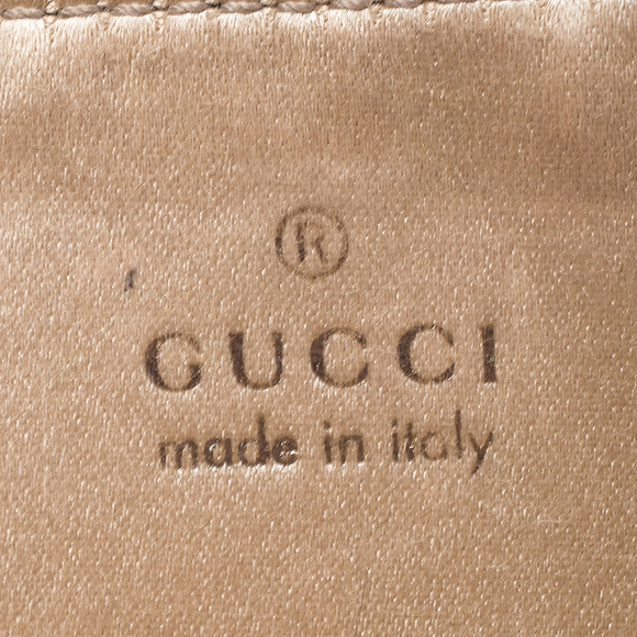 GUCCI Light Brown Leather Wristlet Wallet - Picture 8 of 9